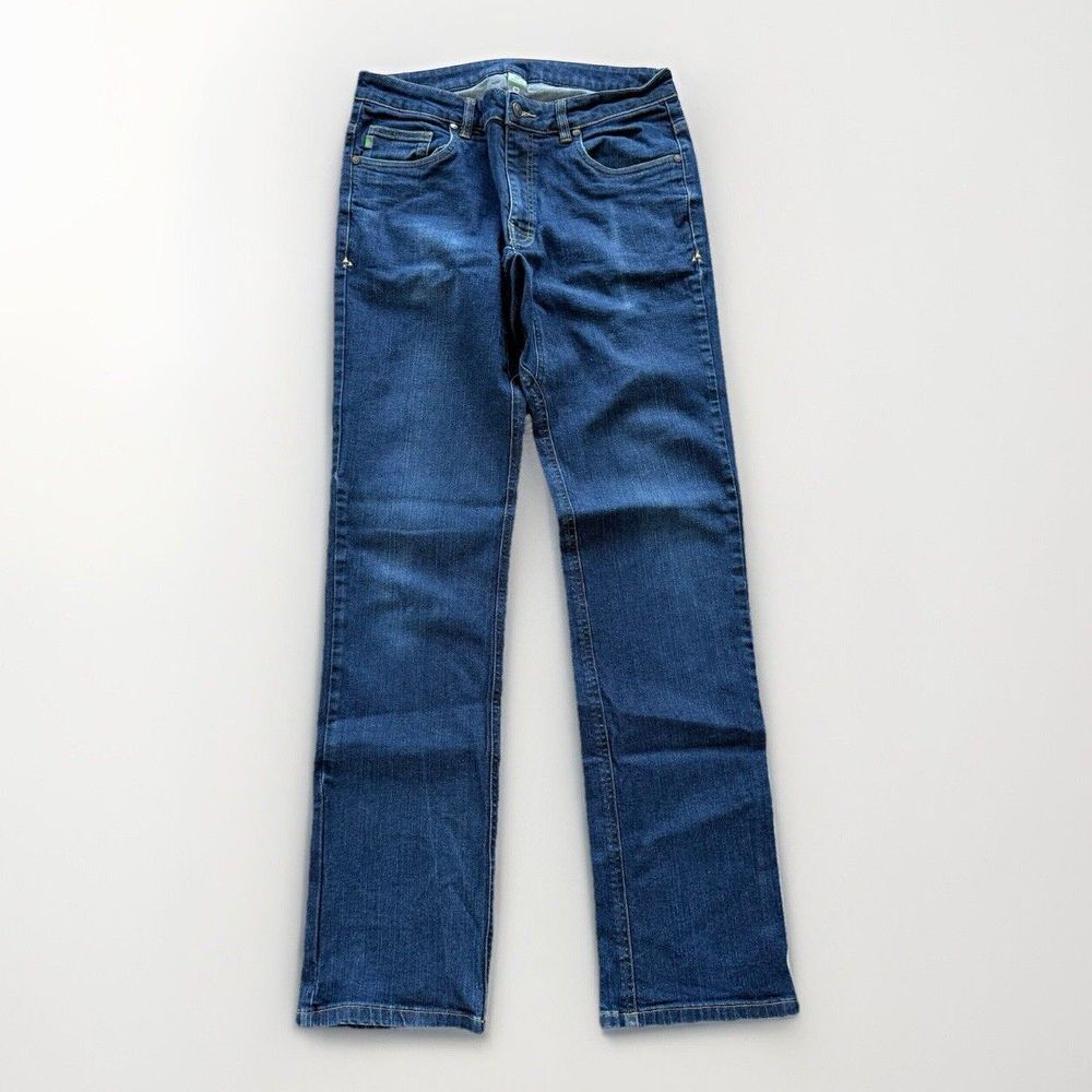 Stio Mens Rivet Jeans Denim Dark Blue Organic Cotton 32X32